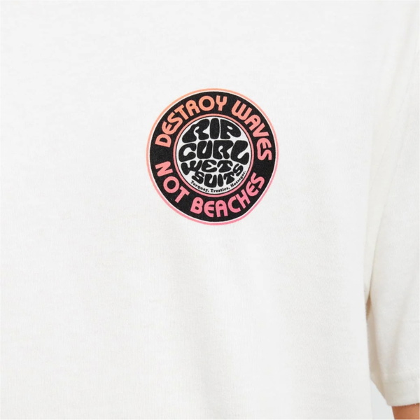 Rip Curl M&auml;nner Zerstörungs-Serie T-Shirt 1BGMTE - Bone
